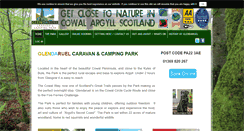 Desktop Screenshot of glendaruelcaravanpark.com